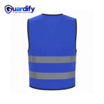 120 GSM Reflective Polyester Blue Safety Vest