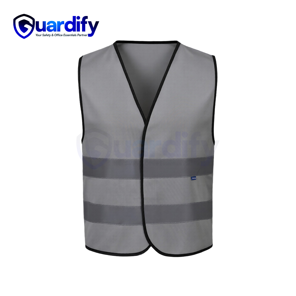 120 GSM Reflective Polyester Grey Safety Vest
