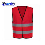 120 GSM Reflective Polyester Red Safety Vest