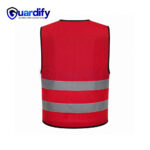 120 GSM Reflective Polyester Red Safety Vest
