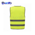 120 GSM Reflective Polyester Yellow Safety Vest