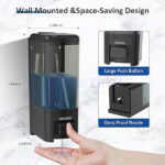 350ml Manual Soap Dispenser | ABS Material | Wall Mounted