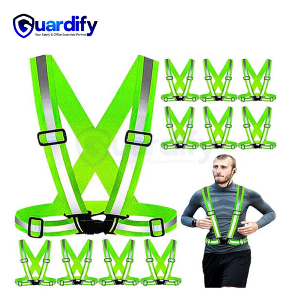 Adjustable Reflective Cross Safety Belt