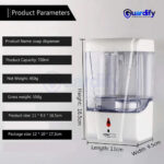 Automatic Liquid Soap Dispenser | 700ml | Wall Mounted