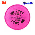 3M 2091 P100 Particulate Filter | Bayonet Replacement Filter | High-Efficiency Respiratory Protection