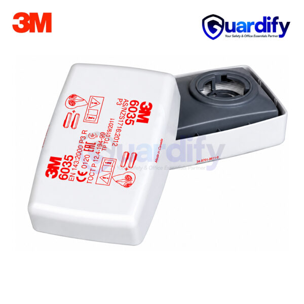3M 6035 P3 R Particulate Filter | High-Efficiency Dust & Mist Filter | Bayonet Connection