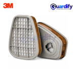 3M 6051 A1 Gas & Vapour Cartridge | Organic Vapour Replacement Filter | Bayonet Connection