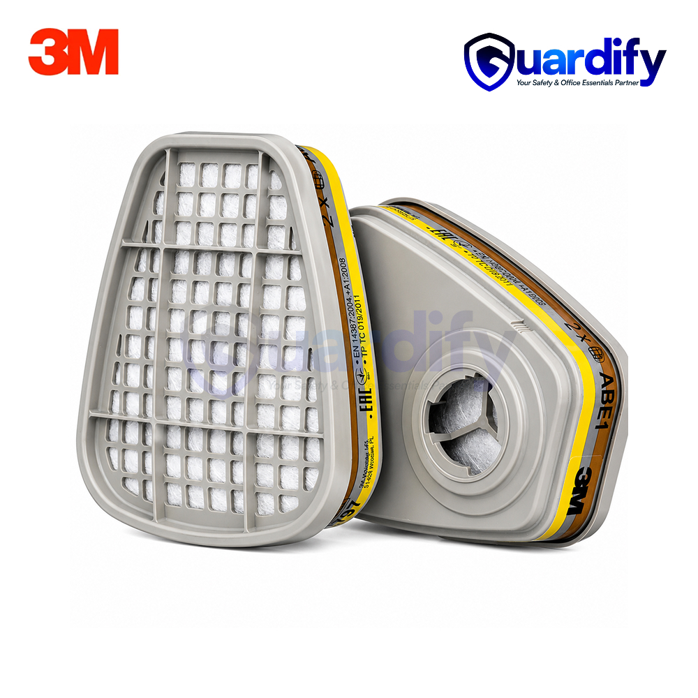 3M 6057 ABE1 Gas & Vapour Cartridge | Multi-Gas Replacement Filter | Bayonet Connection 3M 6057 ABE1 Gas & Vapour Cartridge | Multi-Gas Replacement Filter | Bayonet Connection