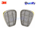 3M 6057 ABE1 Gas & Vapour Cartridge | Multi-Gas Replacement Filter | Bayonet Connection