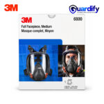 3M 6800 Full Face Reusable Respirator | Wide Vision Lens | Chemical & Industrial Protection