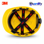 3M H-702R Yellow Hard Hat with UVicator