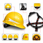 3M H-702R Yellow Hard Hat with UVicator