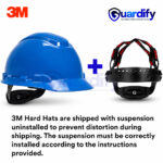 3M H-703R Blue Hard Hat