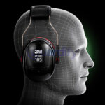 3M PELTOR Optime 105 H10A Earmuff | 30 dB NRR | Over-the-Head Hearing Protection