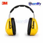 3M PELTOR Optime 98 H9A Earmuff | 24 dB NRR | Over-the-Head Yellow Hearing Protection