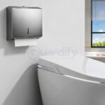 Heavy Duty Stainless Steel Wall Mounted Tissue Paper Dispenser | Multi-Fold Paper Towel Holder | Rust-Resistant