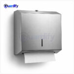 Heavy Duty Stainless Steel Wall Mounted Tissue Paper Dispenser | Multi-Fold Paper Towel Holder | Rust-Resistant