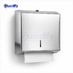 Heavy Duty Stainless Steel Wall Mounted Tissue Paper Dispenser | Multi-Fold Paper Towel Holder | Rust-Resistant