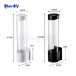 Paper Cup Dispenser | Wall Mounted | Stick-On Holder