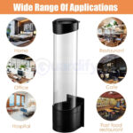 Paper Cup Dispenser | Wall Mounted | Stick-On Holder