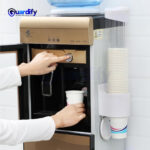Paper Cup Dispenser | Wall Mounted | Stick-On Holder
