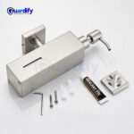 Stainless Steel Manual Soap Dispenser | 350ml | Wall Mounted