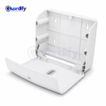 Wall Mounted White Paper Towel Dispenser | Large Capacity ABS Tissue Dispenser | Universal Fit