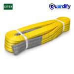 3 Ton Flat Webbing Lifting Belt | Yellow Heavy Duty Webbing Sling | Industrial Material Handling Belt