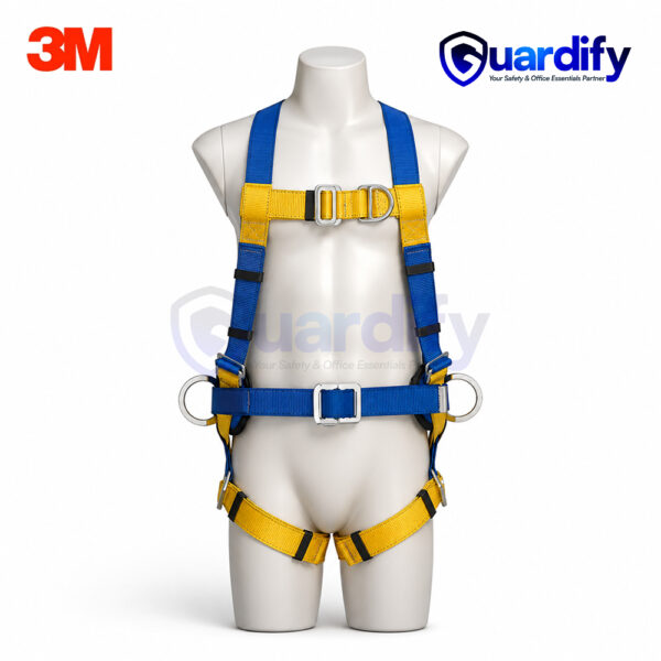 3M Protecta® FIRST 4D Full Body Safety Harness | Shock Absorbing Double Lanyard | Fall Arrest & Work Positioning