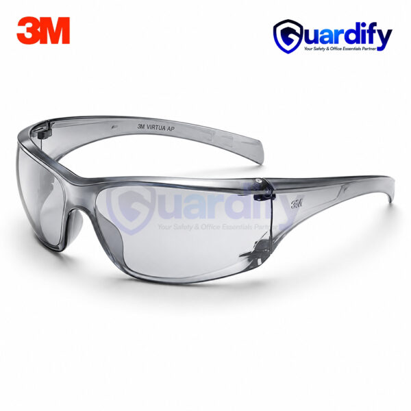 3M Virtua AP 11819 Protective Eyewear | Clear Hard Coat Safety Glasses | Impact & UV Protection