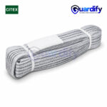 4 Ton Flat Webbing Lifting Belt | Grey Heavy Duty Webbing Sling | Industrial Material Handling Belt