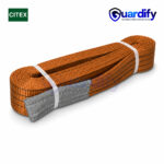 6 Ton Flat Webbing Lifting Belt | Brown Heavy Duty Webbing Sling | Industrial Material Handling Belt