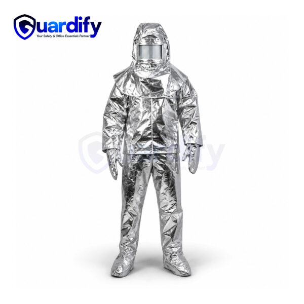 Aluminized 1000°C Heat-Resistant Fire Protection Suit | High-Temperature Radiant Heat Safety Suit