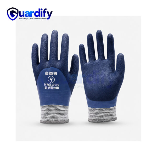 C0VG 1000V Class 0 Electrical Insulating Rubber Safety Gloves | Electrical Maintenance Gloves