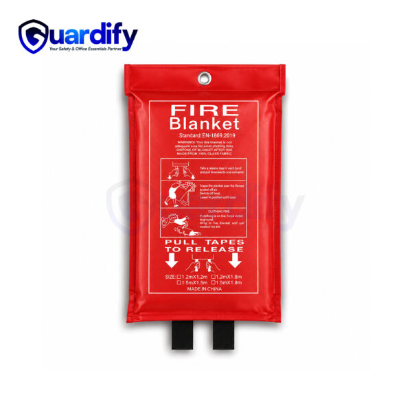 Fire Blanket | Fire-Resistant Emergency Safety Blanket for Kitchen, Office & Workplace