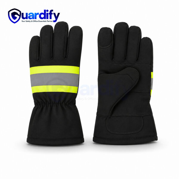 Fire Fighting Gloves | Four-Layer Heat & Flame-Resistant Fire Rescue Gloves