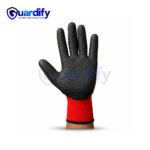 MJ0252 Thermal Latex Coated Work Safety Gloves | Warm Breathable Winter Protection Gloves