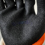 MJ0252 Thermal Latex Coated Work Safety Gloves | Warm Breathable Winter Protection Gloves