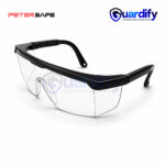 PeterSafe HS-1052 Safety Glasses | Clear Protective Eyewear | Industrial Impact Protection