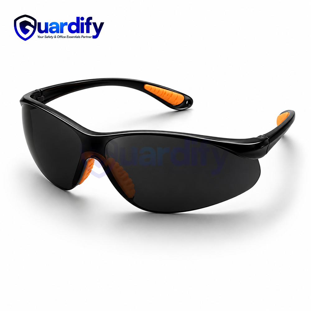 SS-54 Smoke Tinted Safety Spectacle | Anti-Scratch & UV Protective Eyewear | Impact-Resistant Lens SS-54 Smoke Tinted Safety Spectacle | Anti-Scratch & UV Protective Eyewear | Impact-Resistant Lens