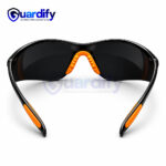 SS-54 Smoke Tinted Safety Spectacle | Anti-Scratch & UV Protective Eyewear | Impact-Resistant Lens