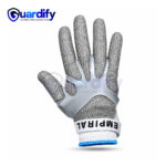 Stainless Steel Cut-Resistant Metal Mesh Chain Glove | Textile Strap & Elastic Grip